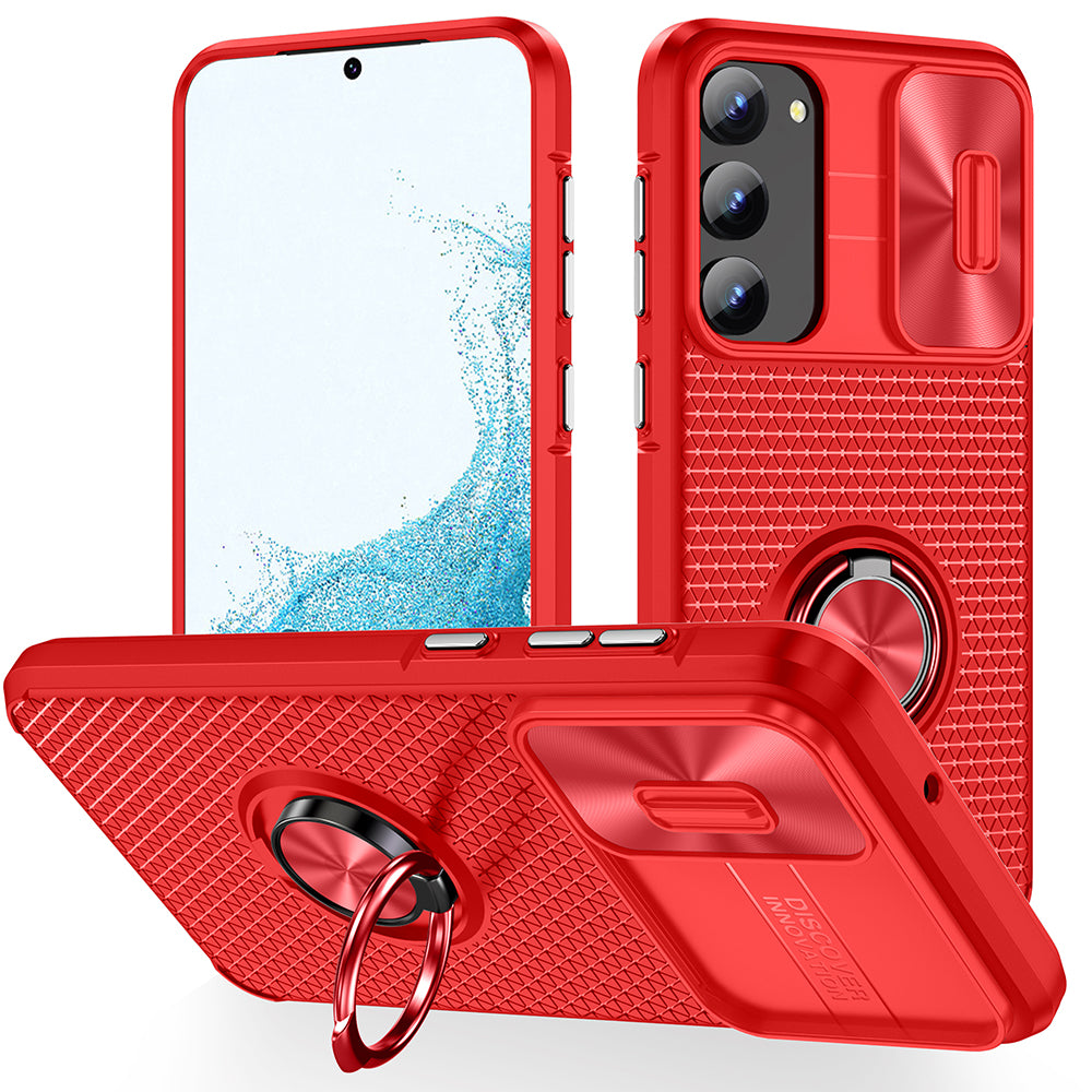 For Samsung Galaxy S23 Kickstand Phone Case PC TPU Protective Phone Shell with Sliding Camera Cover For Samsung Galaxy S23 Kickstand Phone Case PC TPU Protective Phone Shell with Sliding Camera Cover